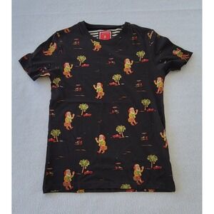 Cactus Boys Beach Santa/ Christmas T-Shirt Size 9/10‎ Color Black